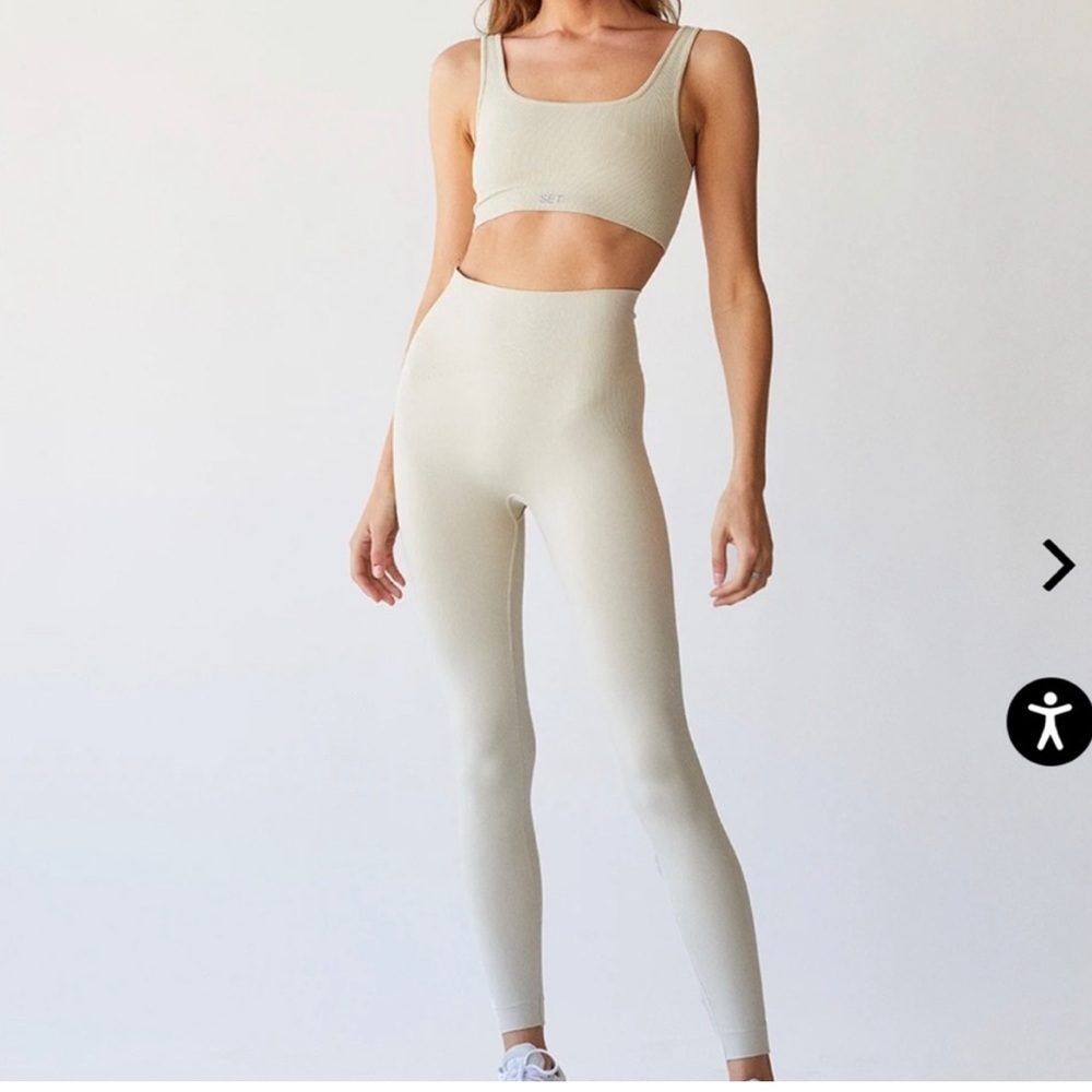 SET active oatmilk leggings sculpt flex